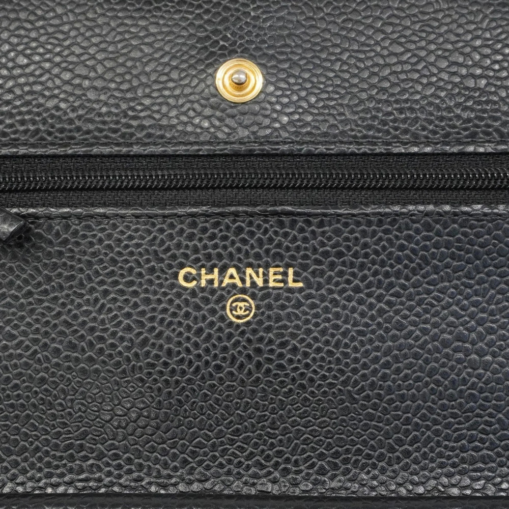 CHANEL Black Caviar Leather Wallet - Picture 5 of 11